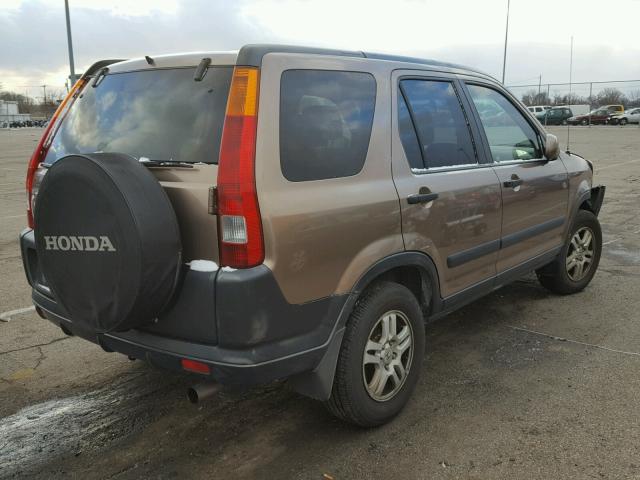 JHLRD78883C039875 - 2003 HONDA CR-V EX GOLD photo 4