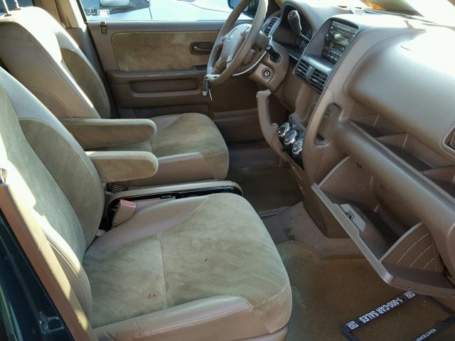 JHLRD788X3C001001 - 2003 HONDA CR-V EX მწვანე ფოტო 5
