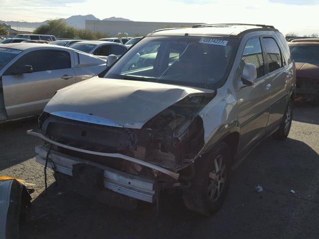 3G5DB03E32S504659 - 2002 BUICK RENDEZVOUS TAN photo 2