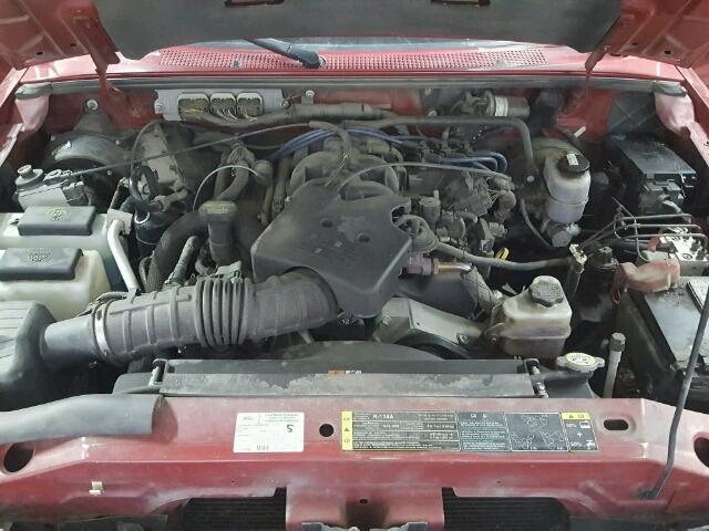 1FTZR45E79PA54053 - 2009 FORD RANGER SUP MAROON photo 7