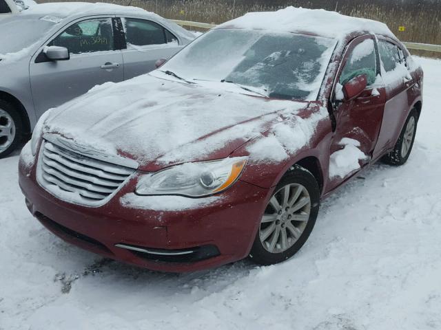 1C3BC1FB2BN583986 - 2011 CHRYSLER 200 TOURIN RED photo 2