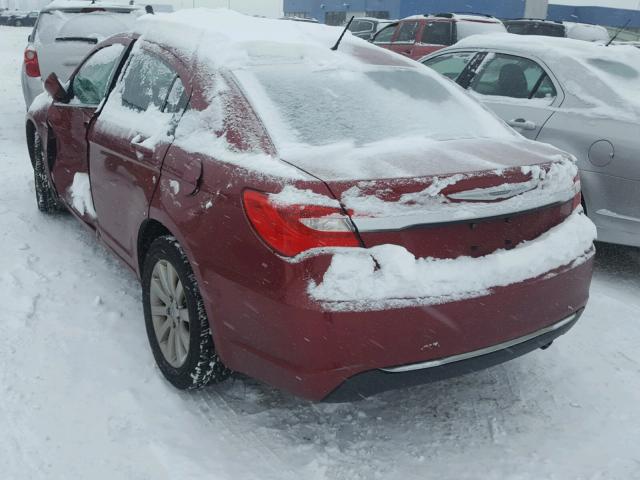 1C3BC1FB2BN583986 - 2011 CHRYSLER 200 TOURIN RED photo 3