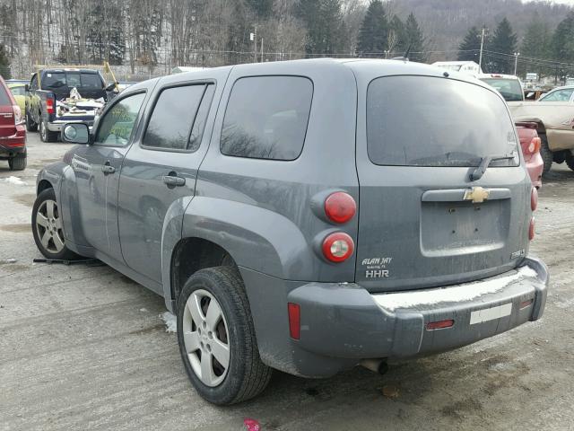 3GNCA13B49S500561 - 2009 CHEVROLET HHR LS GRAY photo 3