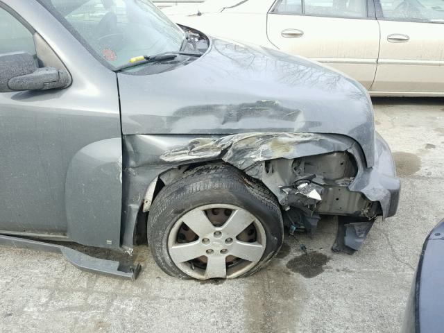 3GNCA13B49S500561 - 2009 CHEVROLET HHR LS GRAY photo 9