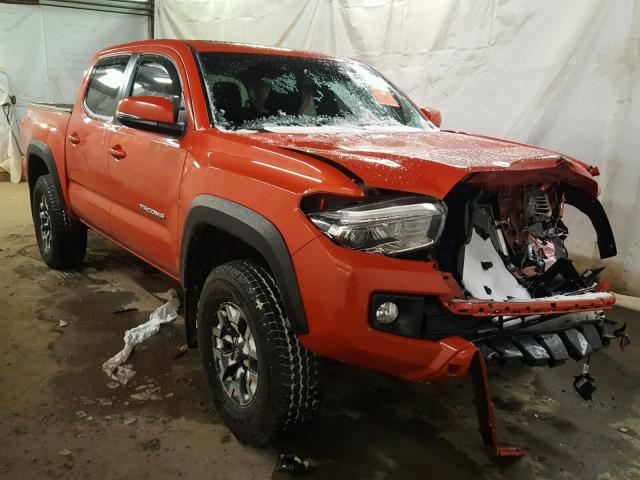 5TFCZ5AN4HX106478 - 2017 TOYOTA TACOMA DOU ORANGE photo 1