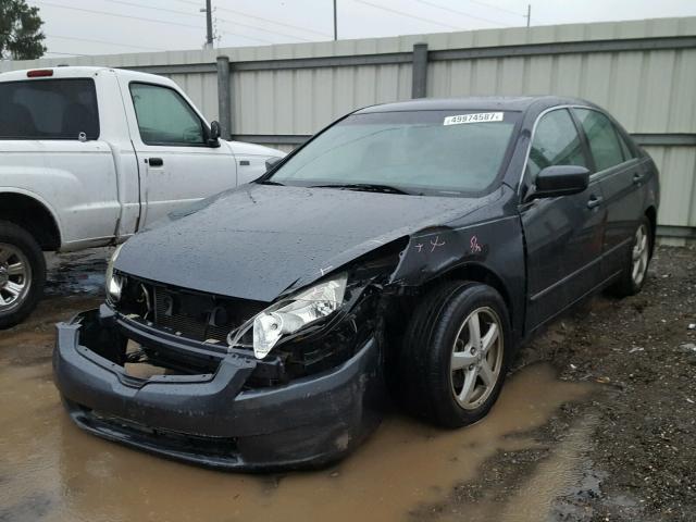 1HGCM56884A008280 - 2004 HONDA ACCORD EX GRAY photo 2