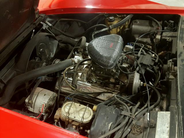 1Z8789S444285 - 1979 CHEVROLET CORVETTE RED photo 7