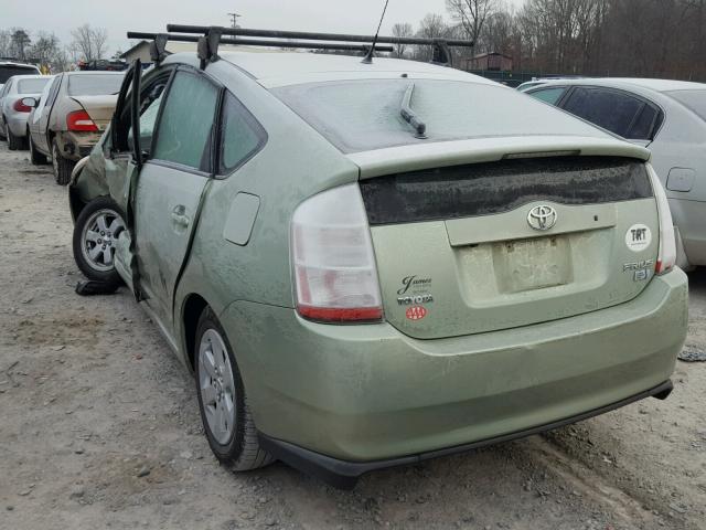 JTDKB20U573243779 - 2007 TOYOTA PRIUS GREEN photo 3