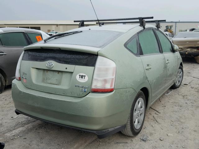 JTDKB20U573243779 - 2007 TOYOTA PRIUS GREEN photo 4