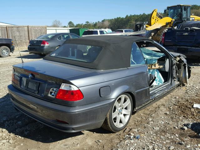 WBABS33482PG82543 - 2002 BMW 325 CI GRAY photo 4