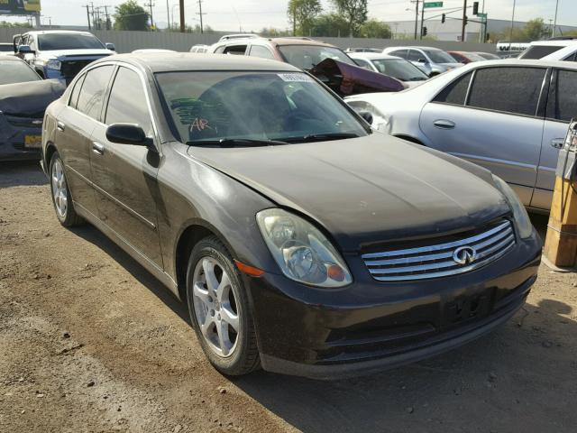 JNKCV51E74M610237 - 2004 INFINITI G35 BLACK photo 1