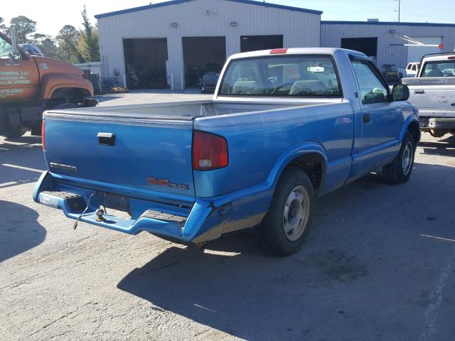 1GTCS14Z1R8532443 - 1994 GMC SONOMA BLUE photo 4