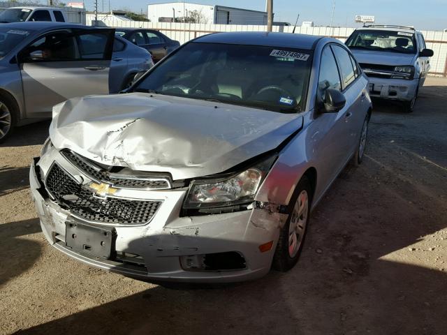 1G1PA5SH0D7262991 - 2013 CHEVROLET CRUZE LS GRAY photo 2