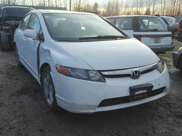 1HGFA15876L007340 - 2006 HONDA CIVIC EX WHITE photo 1