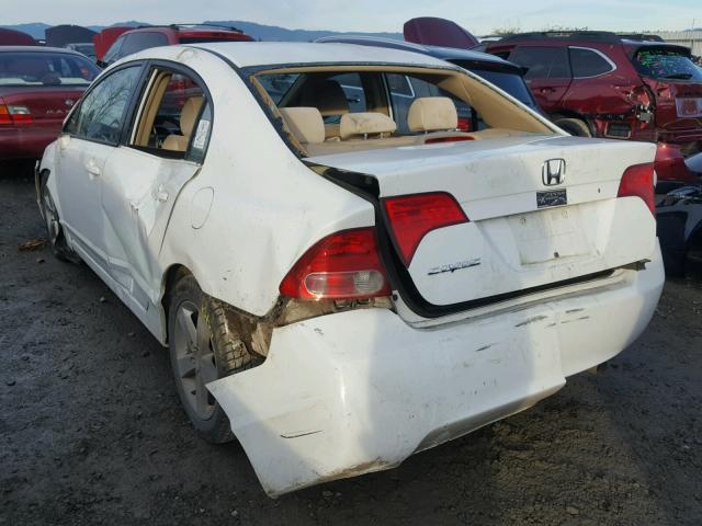 1HGFA15876L007340 - 2006 HONDA CIVIC EX თეთრი ფოტო 3