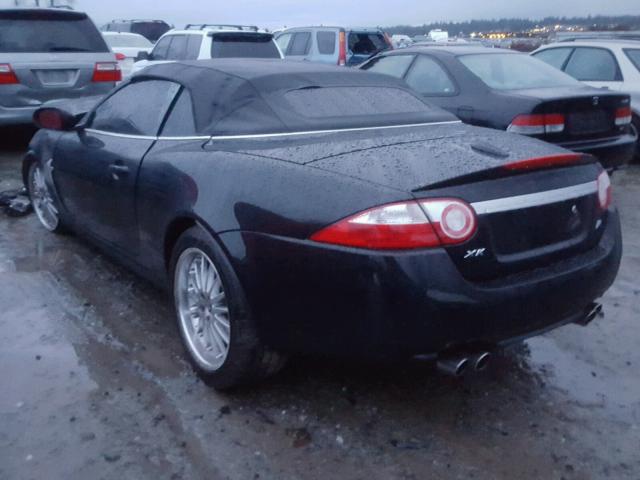 SAJWA44C289B23197 - 2008 JAGUAR XKR BLACK photo 3