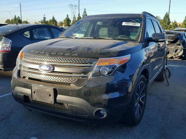 1FM5K7D87FGC65275 - 2015 FORD EXPLORER X BLACK photo 2