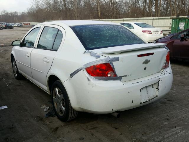 1G1AK55F777416131 - 2007 CHEVROLET COBALT LS WHITE photo 3