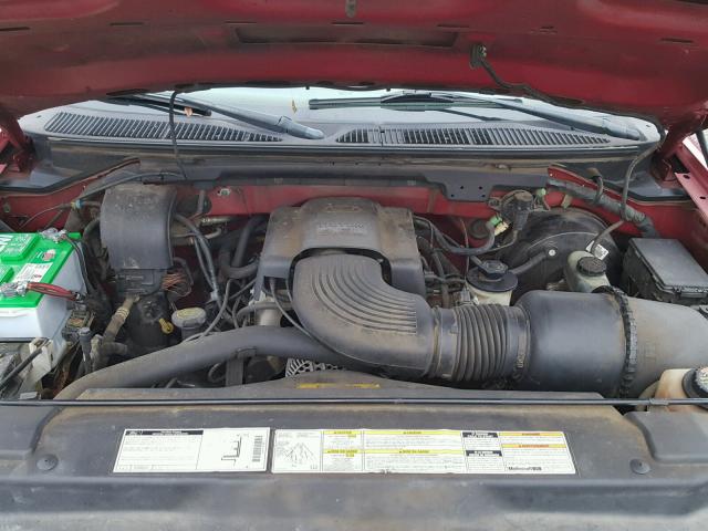 1FTRX17W7XNB86152 - 1999 FORD F150 RED photo 7