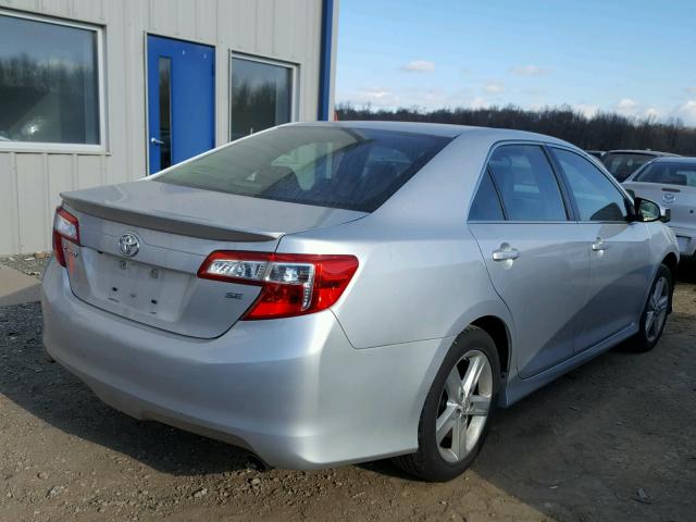 4T1BF1FK9EU393997 - 2014 TOYOTA CAMRY L SILVER photo 4