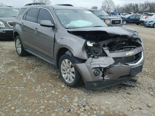 2CNALPEW1A6407279 - 2010 CHEVROLET EQUINOX LT BROWN photo 1