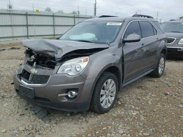 2CNALPEW1A6407279 - 2010 CHEVROLET EQUINOX LT BROWN photo 2