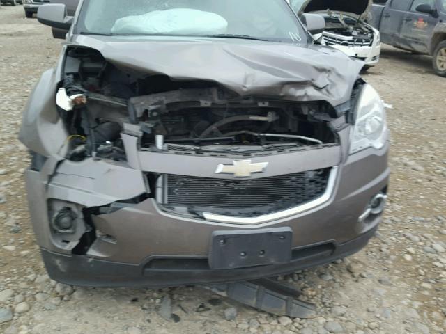 2CNALPEW1A6407279 - 2010 CHEVROLET EQUINOX LT BROWN photo 9