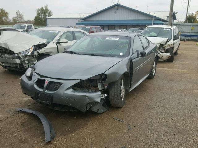 2G2WS522041317565 - 2004 PONTIAC GRAND PRIX Сұр фото 2