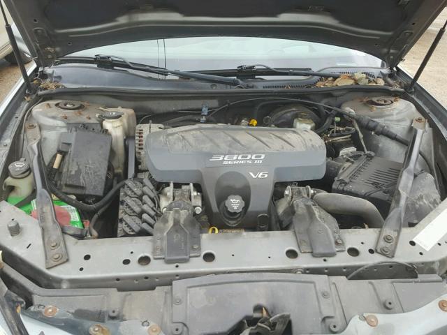 2G2WS522041317565 - 2004 PONTIAC GRAND PRIX Сұр фото 7