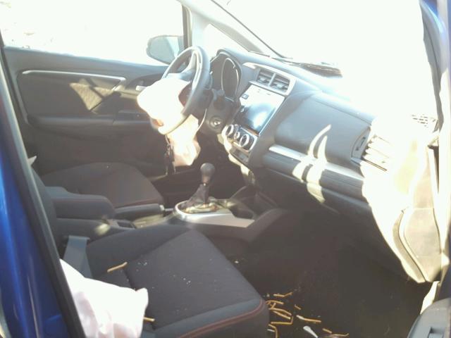 3HGGK5G61JM705809 - 2018 HONDA FIT SPORT BLUE photo 5