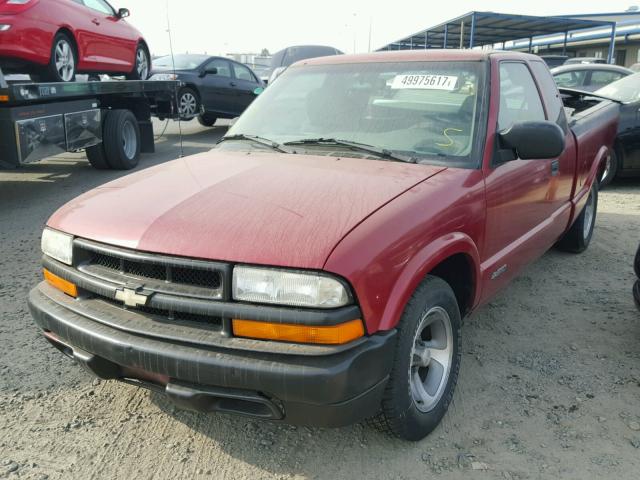 1GCCS1948Y8100315 - 2000 CHEVROLET S TRUCK S1 RED photo 2