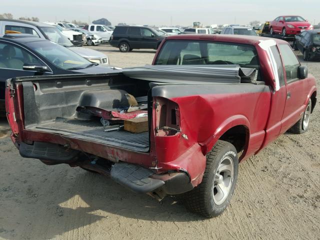 1GCCS1948Y8100315 - 2000 CHEVROLET S TRUCK S1 RED photo 4