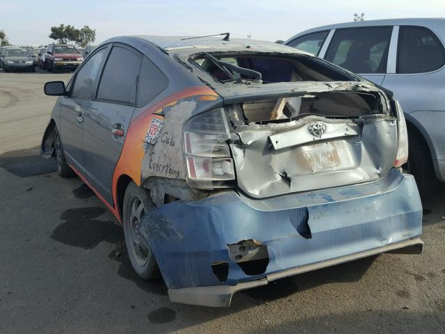 JTDKB20U940080051 - 2004 TOYOTA PRIUS GRAY photo 3