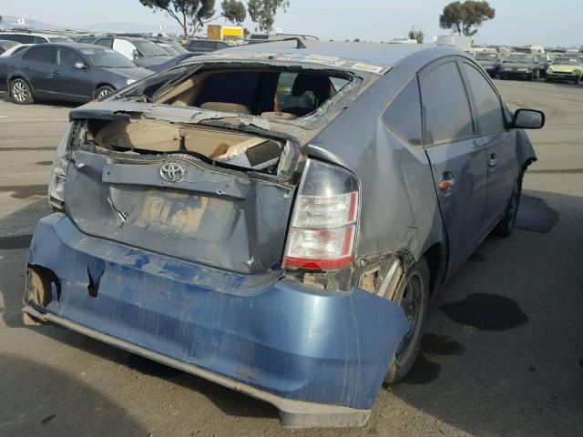 JTDKB20U940080051 - 2004 TOYOTA PRIUS GRAY photo 4