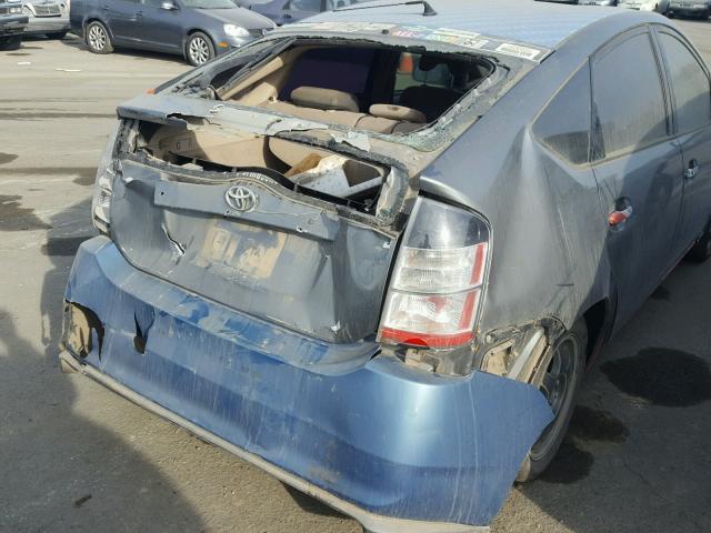 JTDKB20U940080051 - 2004 TOYOTA PRIUS GRAY photo 9