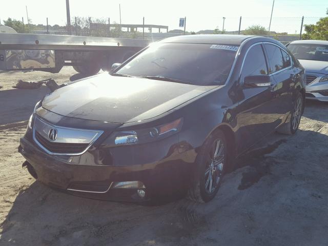 19UUA8F32DA018208 - 2013 ACURA TL SE BLACK photo 2