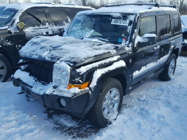 1J8HG58248C224845 - 2008 JEEP COMMANDER BLACK photo 2