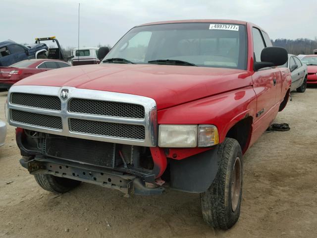 1B7HF13Z71J201634 - 2001 DODGE RAM 1500 RED photo 2