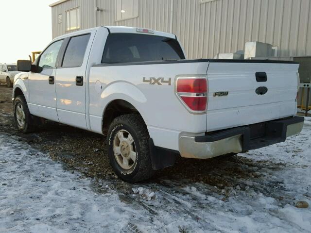 1FTEW1E82AFD81485 - 2010 FORD F150 SUPER WHITE photo 3