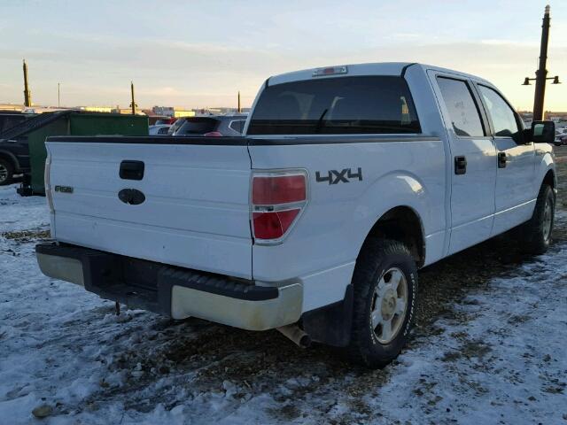 1FTEW1E82AFD81485 - 2010 FORD F150 SUPER WHITE photo 4