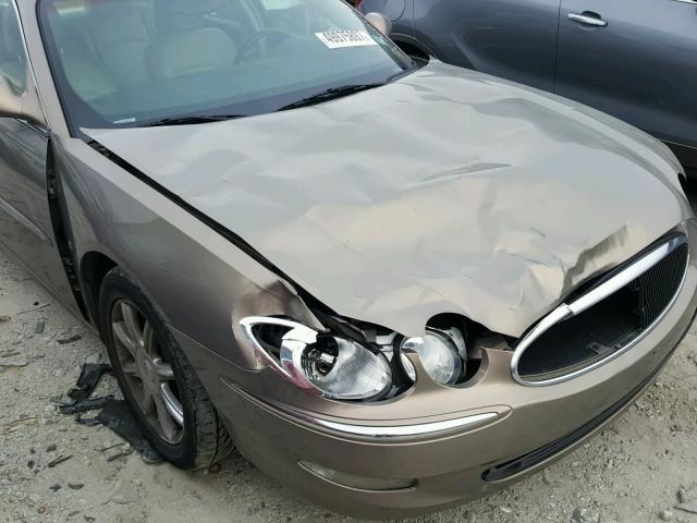 2G4WE587261261097 - 2006 BUICK LACROSSE C GOLD photo 9