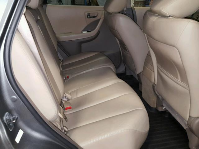 JN8AZ08W57W663496 - 2007 NISSAN MURANO SL GRAY photo 6