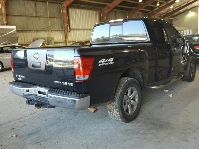 1N6BA06C38N353173 - 2008 NISSAN TITAN XE BLACK photo 4