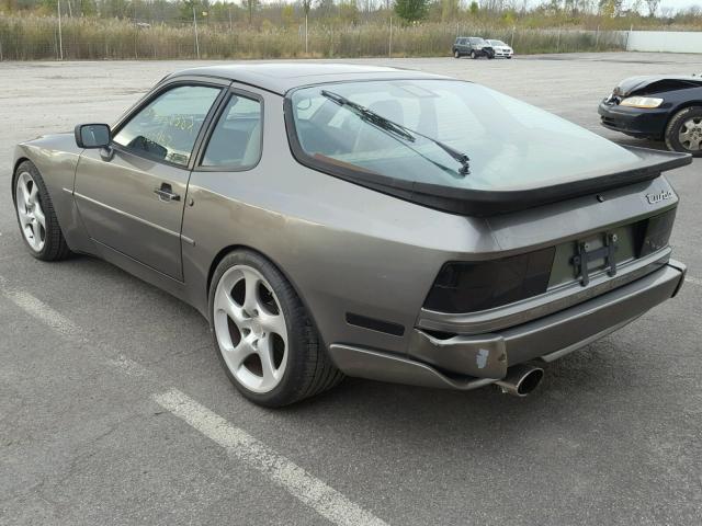 WP0AA0957GN151429 - 1986 PORSCHE 944 GRAY photo 3