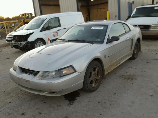 1FAFP40654F235147 - 2004 FORD MUSTANG SILVER photo 2