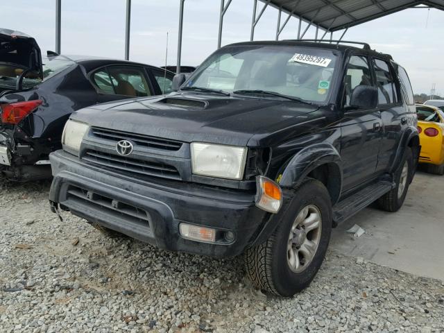 JT3GN86R010213184 - 2001 TOYOTA 4RUNNER SR BLACK photo 2