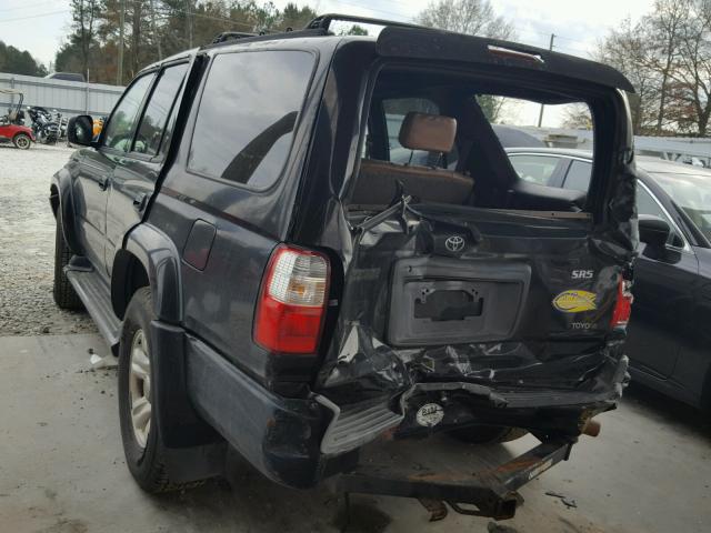 JT3GN86R010213184 - 2001 TOYOTA 4RUNNER SR BLACK photo 3