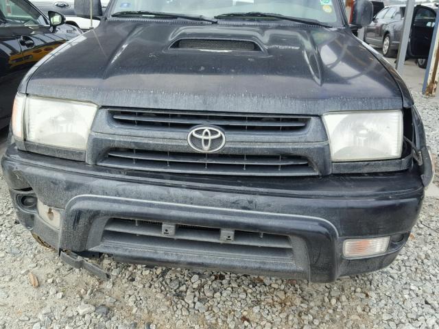 JT3GN86R010213184 - 2001 TOYOTA 4RUNNER SR BLACK photo 7