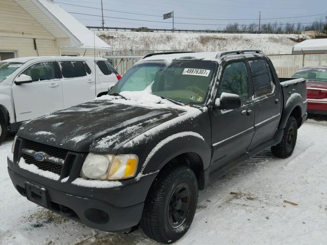 1FMZU77E31UB33332 - 2001 FORD EXPLORER S BLACK photo 2