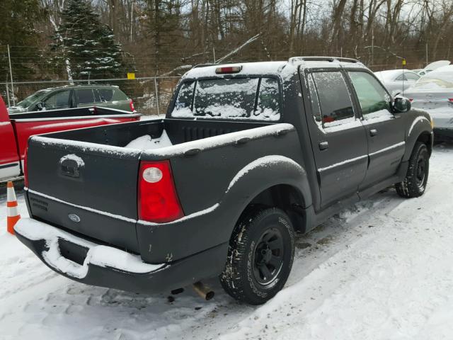 1FMZU77E31UB33332 - 2001 FORD EXPLORER S BLACK photo 4